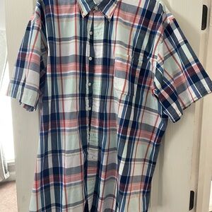 Saddlebred Men's Multicolor Plaid Button Down Shirt